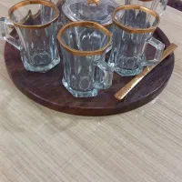 لیوان وقندون فقط۳۰۰|ظروف سرو و پذیرایی|تربتحیدریه, ترمینال|دیوار