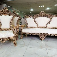 مبل سلطنتی شاه نشین پرکار بشرط چوب مبلمان میلاد|مبلمان خانگی و میز عسلی|تبریز, |دیوار