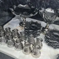 سرویس پذیرایی(بلور)۱۸ نفره|ظروف سرو و پذیرایی|پاکدشت, پاکدشت (مامازند)|دیوار