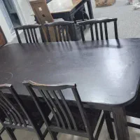 میز هشت نفره|میز و صندلی غذاخوری|مبارکه, |دیوار