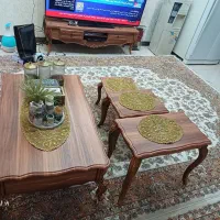 عسلی ومیز وسط مبلمان ومیز تلویزیون  و بوفه