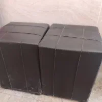 فروش دو عدد پاف تک نفره چرم
