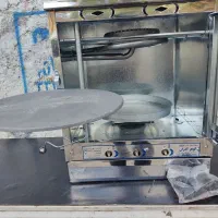 تنور گازی ساجدار ۳ شعله استیل|اجاق گاز و لوازم برقی پخت‌وپز|تبریز, |دیوار