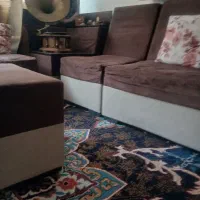 مبل ال قهوه ای