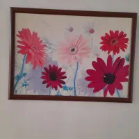 ساعت دیواری وتابلو جای دستمال وفانوس وشلف