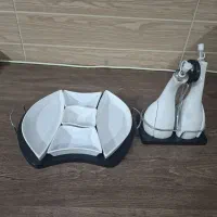 اردوخوری همراه با جای آبلیمو نمکدون و فلفل پاش