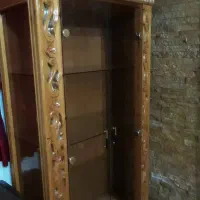 بوفه دکوری چوب نراته  سالم و تمیز|بوفه، ویترین، کنسول|چالوس, |دیوار