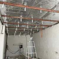 اجرای کناف و تایل ۶۰در۶۰ و پی وی سی PVC سقف کاذب