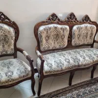 مبل استیل ۹ نفره در حد نو و کاملا تمیز|مبلمان خانگی و میز عسلی|تهران, افسریه جنوبی|دیوار