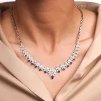 سینه ریز دستبند گوشواره ست کامل تمام نقره اقساطی۶۴|بدلیجات|تبریز, |دیوار