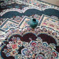 گلدان قدیمی نقش لعاب