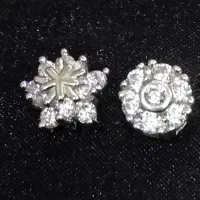 انگشتر گردنبند گوشواره نیم ست نقره|جواهرات|لنگرود, |دیوار