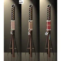 35 عدد گلدان مصنوعی طرح بامبو و گلدان چوبی