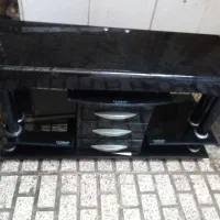 میز تلویزیون شیشه‌ای ال‌سی‌دی
