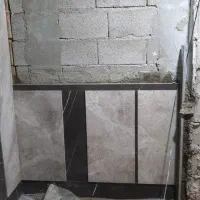 کاشی کاری کلی خورده کاری چسبی ملاتی سیمان کاری