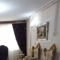 2عدد والن پرده در حد نو . رنگ قهوه ای تیره