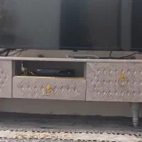 میز تلویزیون طوسی