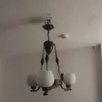 لوستر چوبی خوشگل دو عدد