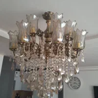 لوستر برنزی ۱۶ لاله