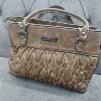 کیف قهوه ای رودوشی و دستی