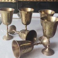 ظروف پذیرایی برنجی هندی