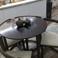 میز نهار خوری کم جا چوب گردو|میز و صندلی غذاخوری|خرم‌آباد, |دیوار
