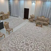 فرش۹متری تبریزگل ابریشم تمام نخ گلبرجسته اصل جهزیه