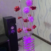 آباژور طرح گل بسیار زیبا|چراغ خواب و آباژور|تهران, شهرک شریعتی|دیوار