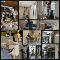 گچکاری تخریب بنایی بازسازی بامصالح فوری|خدمات پیشه و مهارت|لواسان, |دیوار