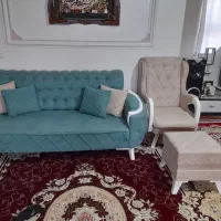 مبل راحتی ۸ نفره|مبلمان خانگی و میز عسلی|باغ حلی, |دیوار