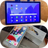 ایفون IPHONE 6 S PLUS تبلتTAB A7 اینچ10