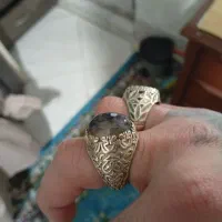 انگشتر طرح نقره