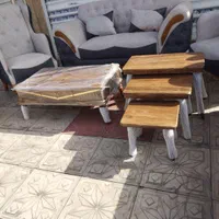 میز چهارتیکه مبل|مبلمان خانگی و میز عسلی|بیرجند, |دیوار