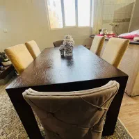 میز ناهارخوری ۶ نفره تمیز و سالم