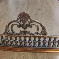 فندر شومینه برنجی سنگین با مجسمه فرشته