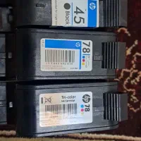 کارتریج رنگی و مشکی اصلی hp