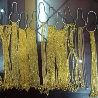 گردنبند طلایی ونقره ای