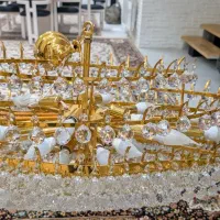 لوستر کریستالی با ابکاری اصل ۱ در ۶۰  ده طبقه|لوستر و چراغ آویز|محمودآباد, |دیوار