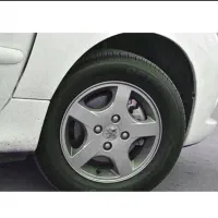 رینگ و لاستیک پژو ۲۰۷ فابریکی|قطعات یدکی و لوازم جانبی|تهران, آزادشهر|دیوار