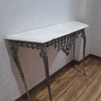 کنسول جنس برنج و سنگ مرمر اصل|بوفه، ویترین، کنسول|رشت, پیرسرا|دیوار