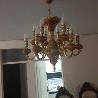۱جفت لوستر با آبکاری طلا