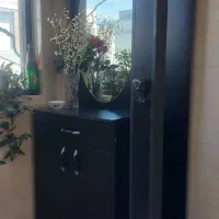 جاکفشی و آینه و جالباسی قهوه ای