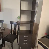 کتابخانه کشو دار طول ۱۸۰ عرض ۴۰ عمق ۳۰