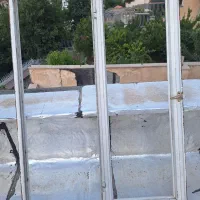 پنجره آهنی شیشه دوجداره
