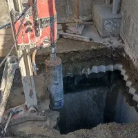 کرگیری .کورگیری .برش بتن با دستگاه کرگیر .کورگیر