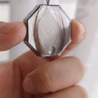 گردنبند رزینی اسم .گل .موی یار