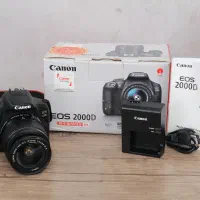 دوربین 2000d کانن با لنز 55*18 در حد نو|دوربین عکاسی و فیلمبرداری|قدس, شهرقدس|دیوار