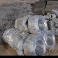 سیم خاردار توری فنس مفتول گالوانیزه پایهفنس گابیون