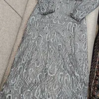 لباس مجلسی نقره ای ۴۰