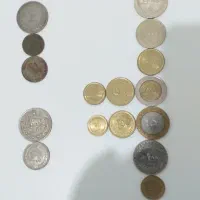تعدادی سکه جمهوری و شاهنشاهی